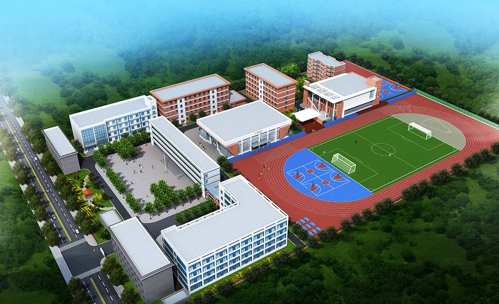 西安武屯中學報告廳音光視系統