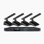 LAX UM-M140F 一拖四無線雙振膜會議話筒