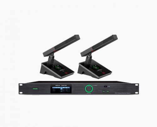 LAX UM-M120F 一拖二無線雙振膜會議話筒