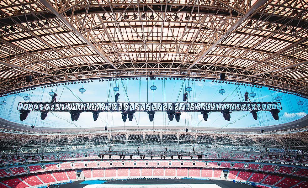 第二屆全國(guó)青年運(yùn)動(dòng)會(huì)開、閉幕式擴(kuò)聲系統(tǒng)