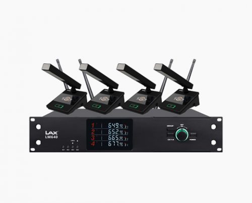 LAX UM640F 一拖四真分集無線話筒